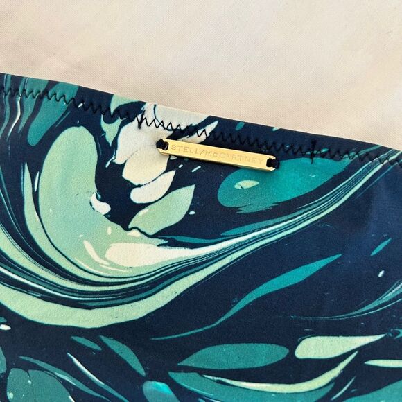 NWT Stella McCartney Bikini Bottoms Blue Marble Print Large String Bikini - Picture 5 of 7
